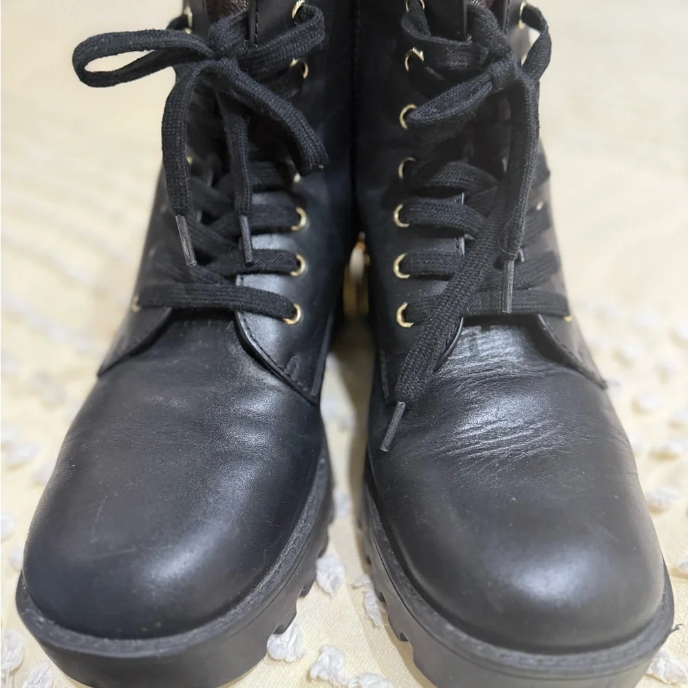 Michael Kors Black and Brown Boots - Picture 3 of 3